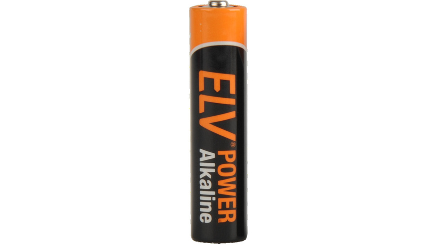 ELV POWER Alkaline Batterie Micro AAA- einzeln