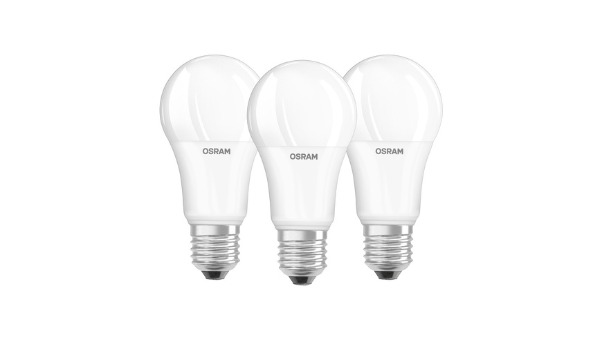 OSRAM 3er-Set LED PROMO 13-W-Filament-LED-Lampe E27- warmweiss- matt