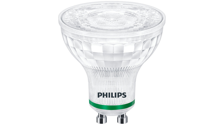 Philips Hocheffiziente 2-4-W-LED-Lampe LEDspot UE PAR16- GU10- 380 lm- 3000 K- 36- 158 lm-W- EEK B